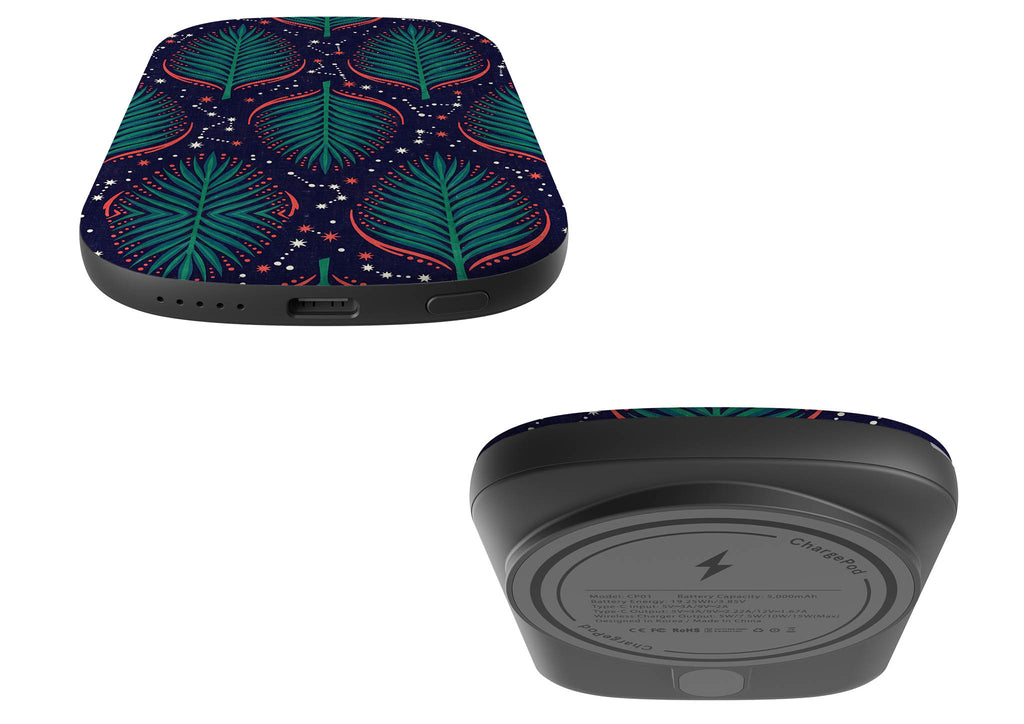 Palm Frond Constellations by Ada Okoye — MagSafe CHARGEPOD — Finnaij