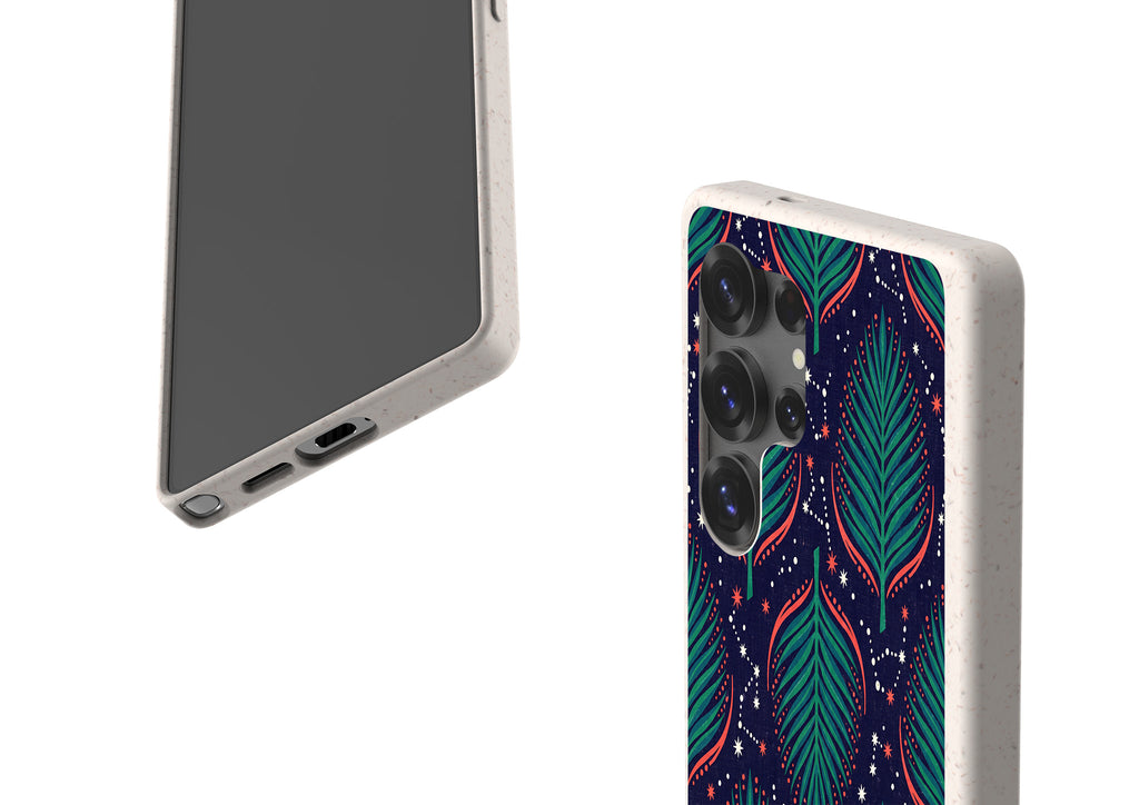 Palm Frond Constellations by Ada Okoye Bio-degradable Case for Samsung Galaxy — Finnaij
