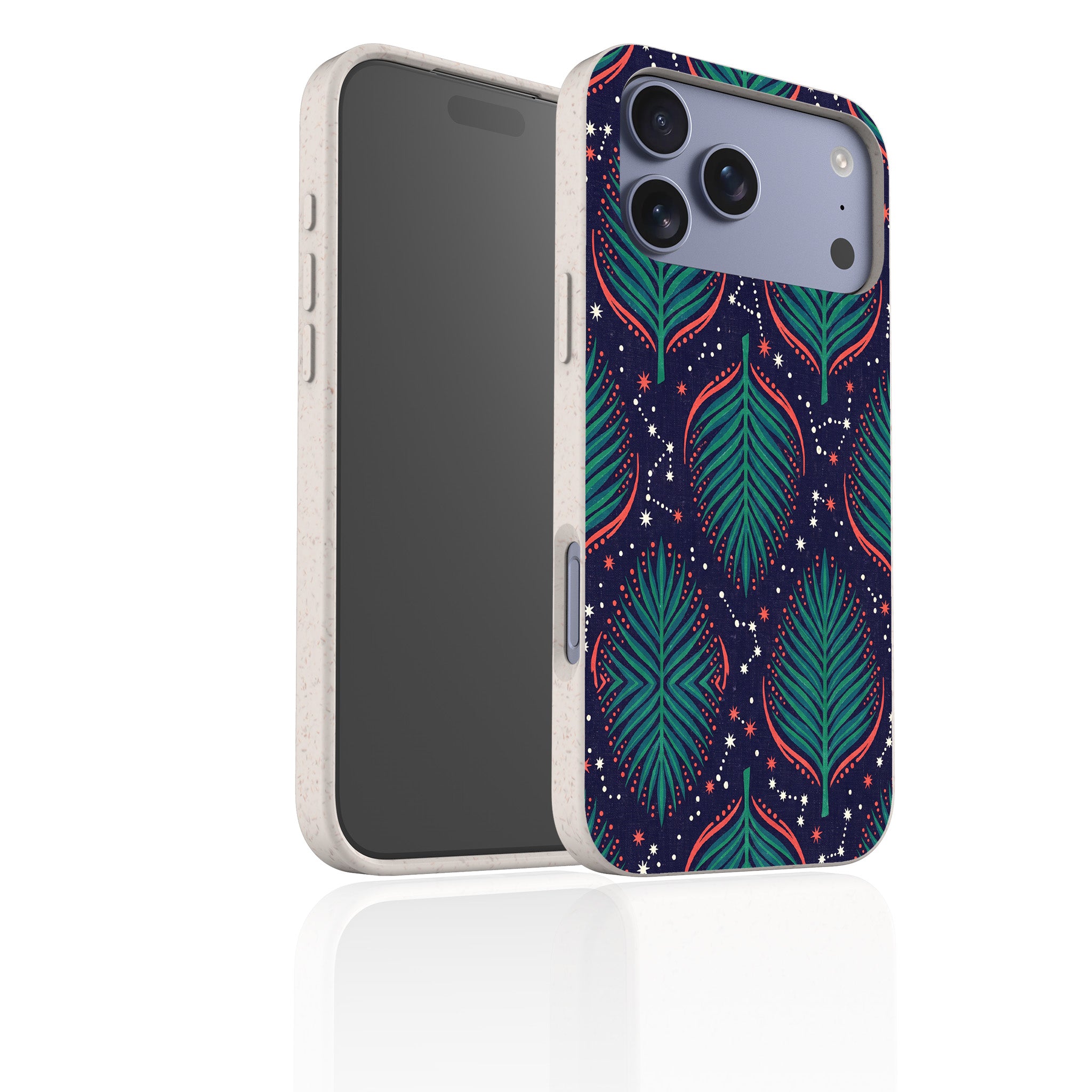 Palm Frond Constellations by Ada Okoye — iPhone Bio-degradable Case — Finnaij