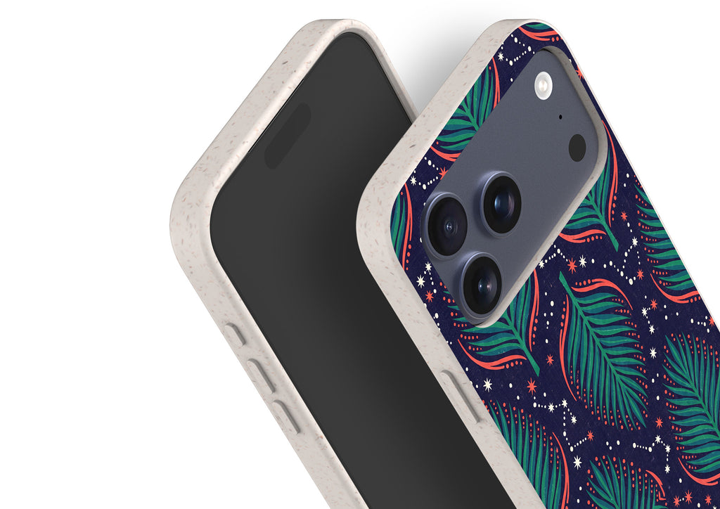 Palm Frond Constellations by Ada Okoye — iPhone Bio-degradable Case — Finnaij