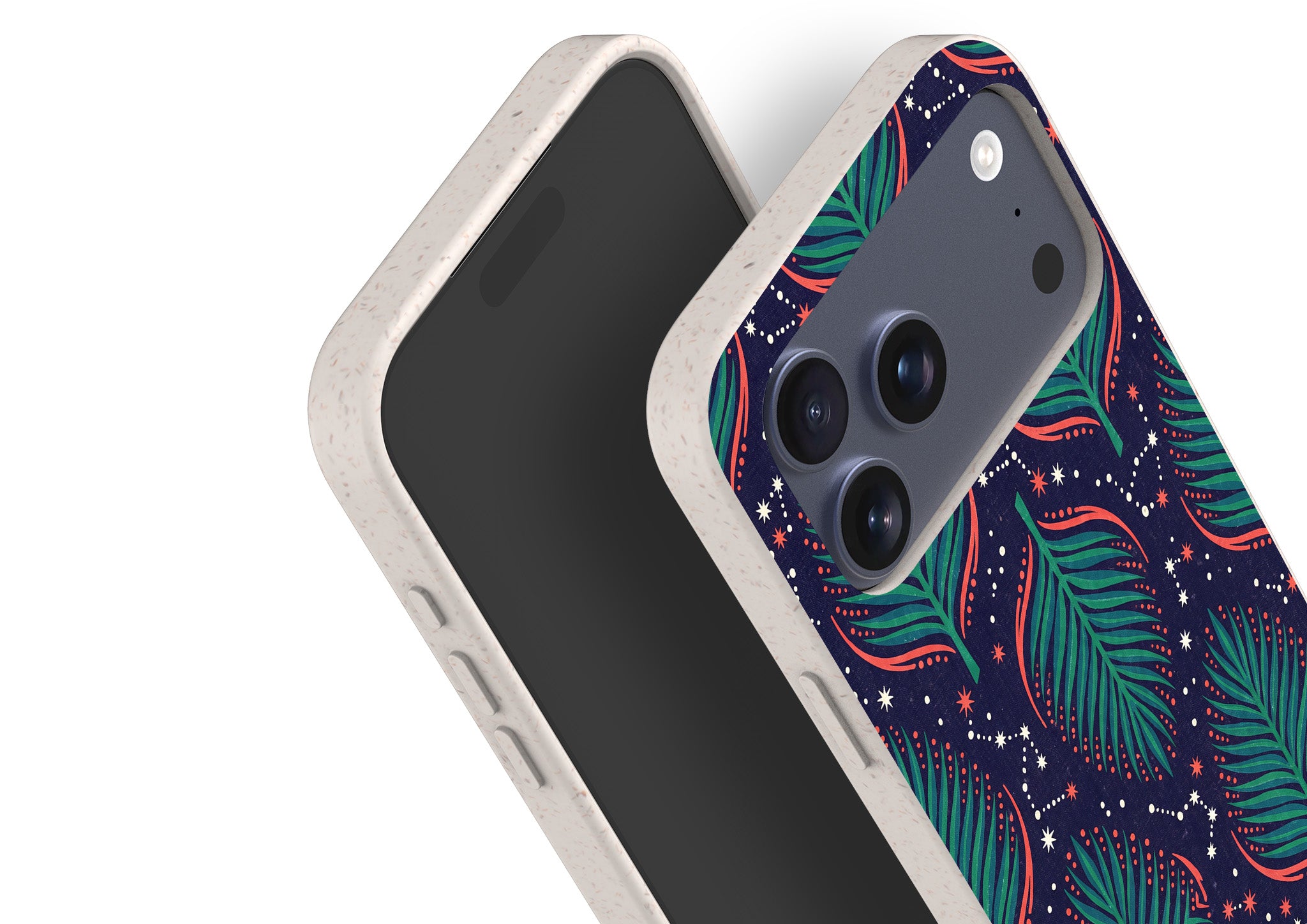 Palm Frond Constellations by Ada Okoye — iPhone Bio-degradable Case — Finnaij