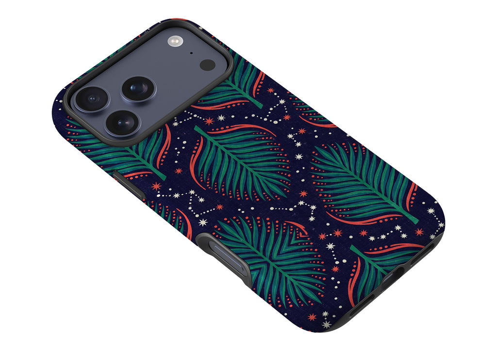 Palm Frond Constellations by Ada Okoye — MagSafe Tough Case for iPhone — Finnaij