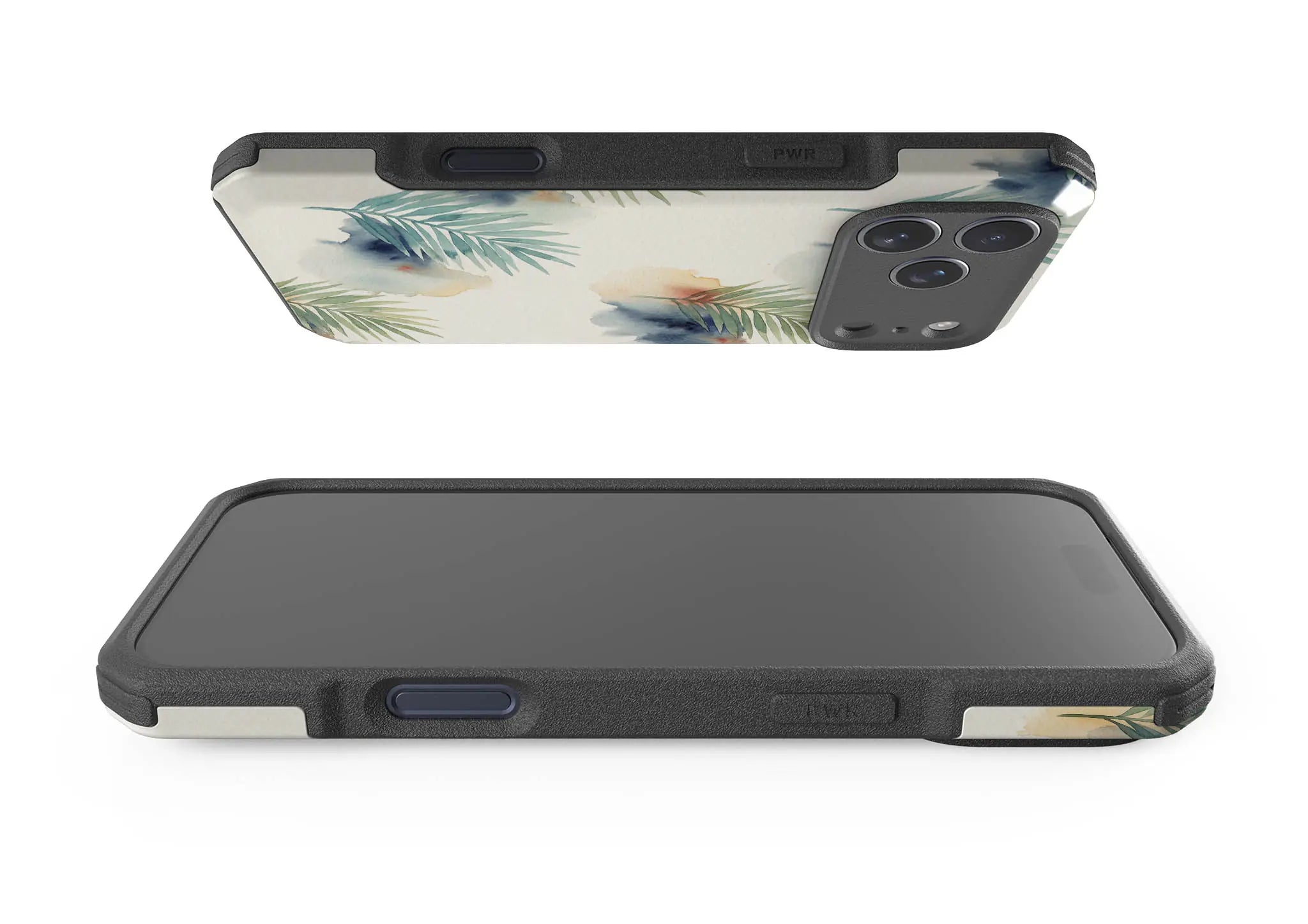Palm Frond Breeze Pattern by Tobi Akinyemi — Impact Armour MagSafe Case for iPhone — Finnaij
