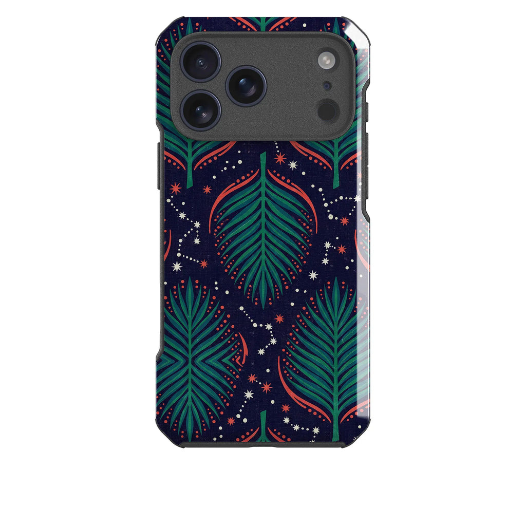 Palm Frond Constellations by Ada Okoye — Impact Armour MagSafe Case for iPhone — Finnaij