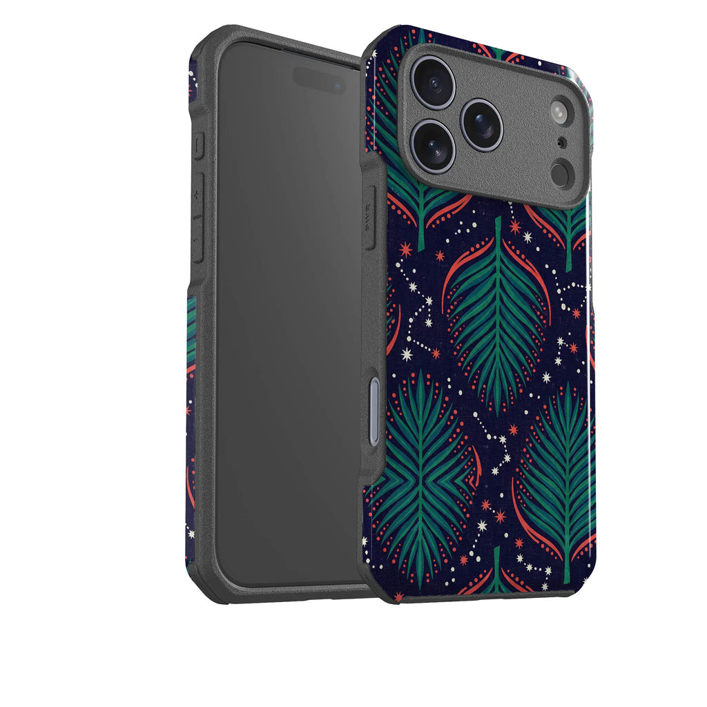 Palm Frond Constellations by Ada Okoye — Impact Armour MagSafe Case for iPhone — Finnaij