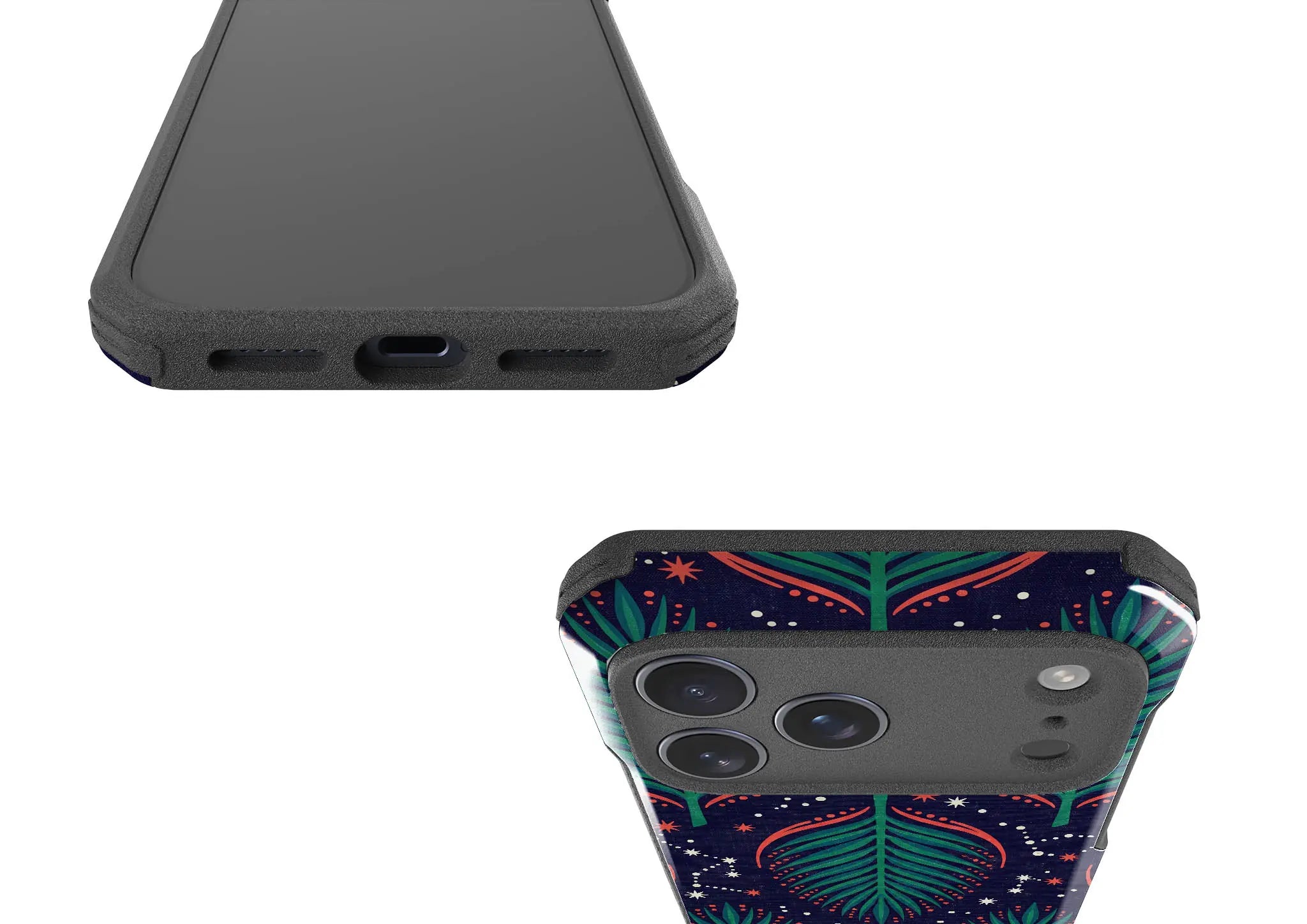 Palm Frond Constellations by Ada Okoye — Impact Armour MagSafe Case for iPhone — Finnaij