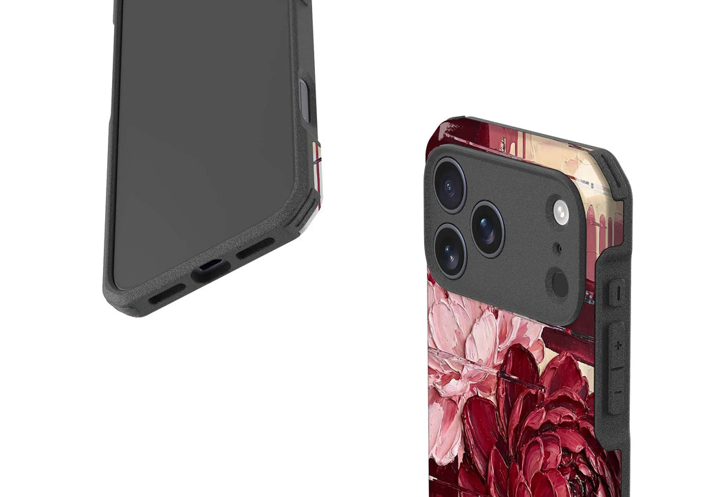 Peonies by Frida Lövström — Impact Armour MagSafe Case for iPhone — Finnaij