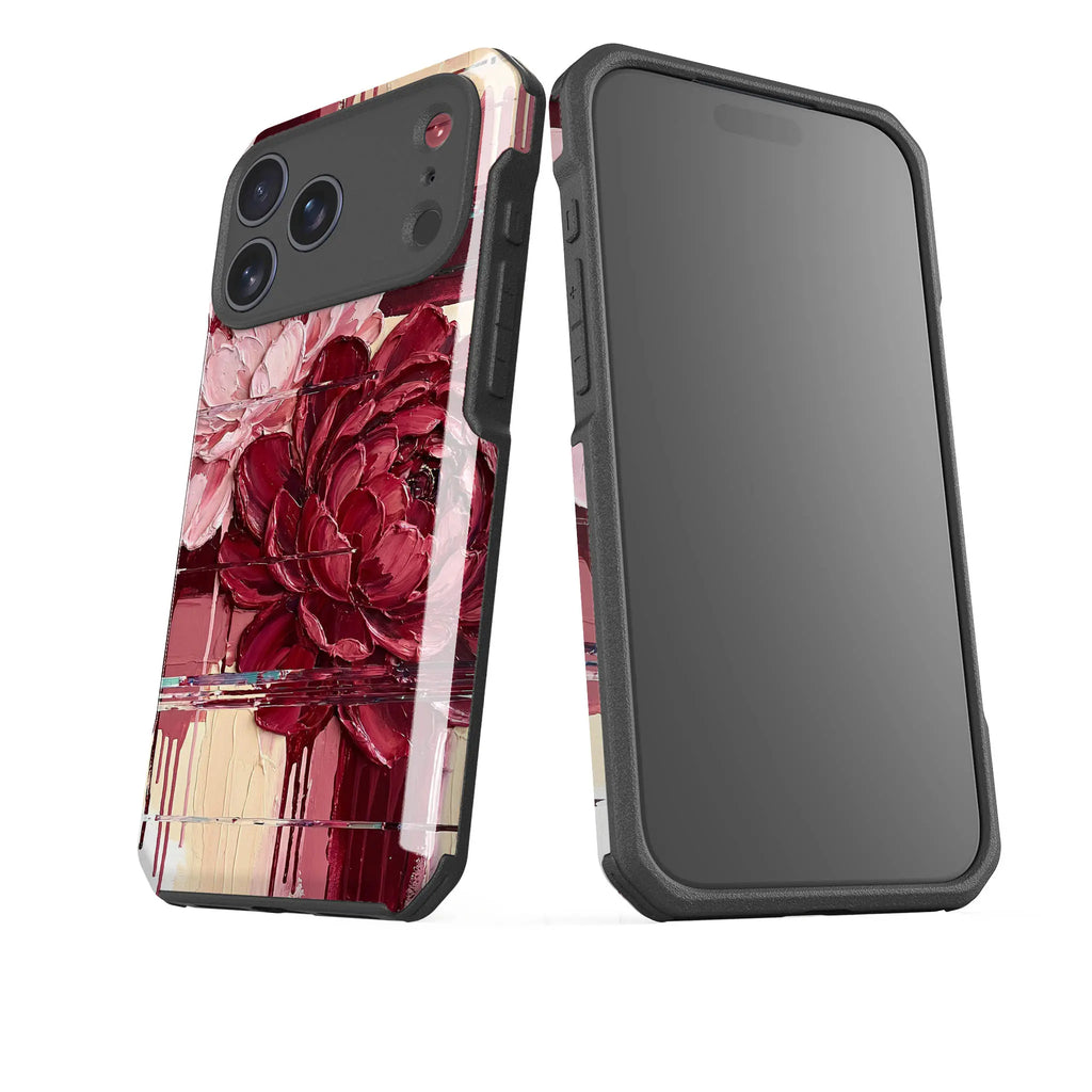 Peonies by Frida Lövström — Impact Armour MagSafe Case for iPhone — Finnaij