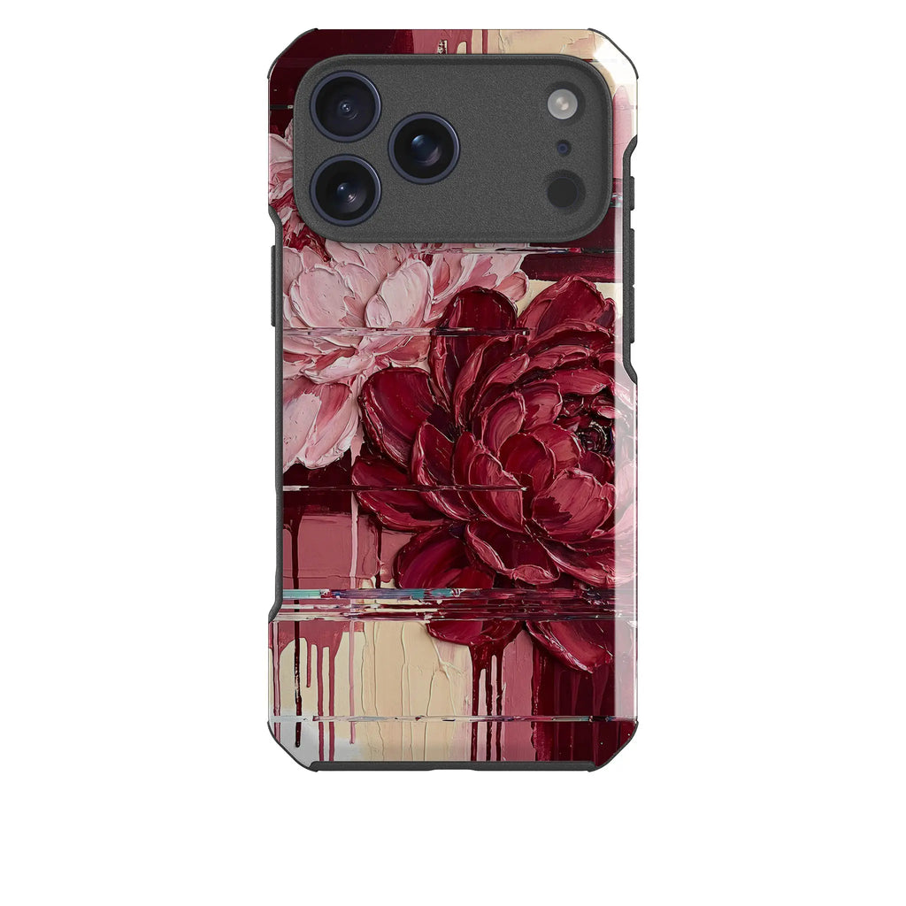 Peonies by Frida Lövström — Impact Armour MagSafe Case for iPhone — Finnaij