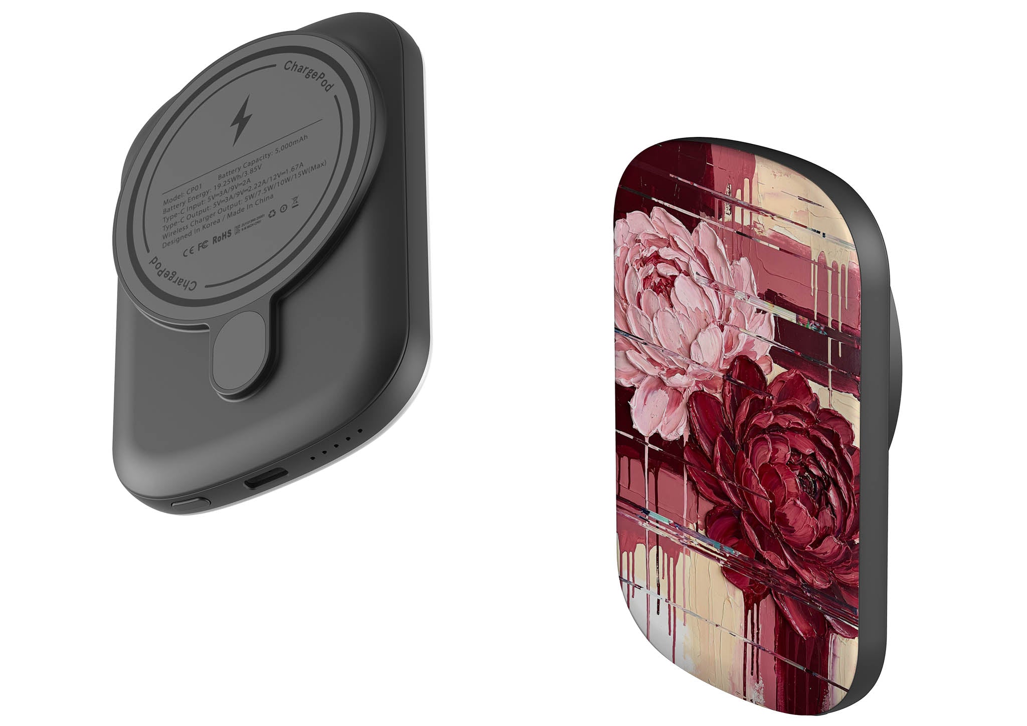 Peonies by Frida Lövström — MagSafe CHARGEPOD — Finnaij