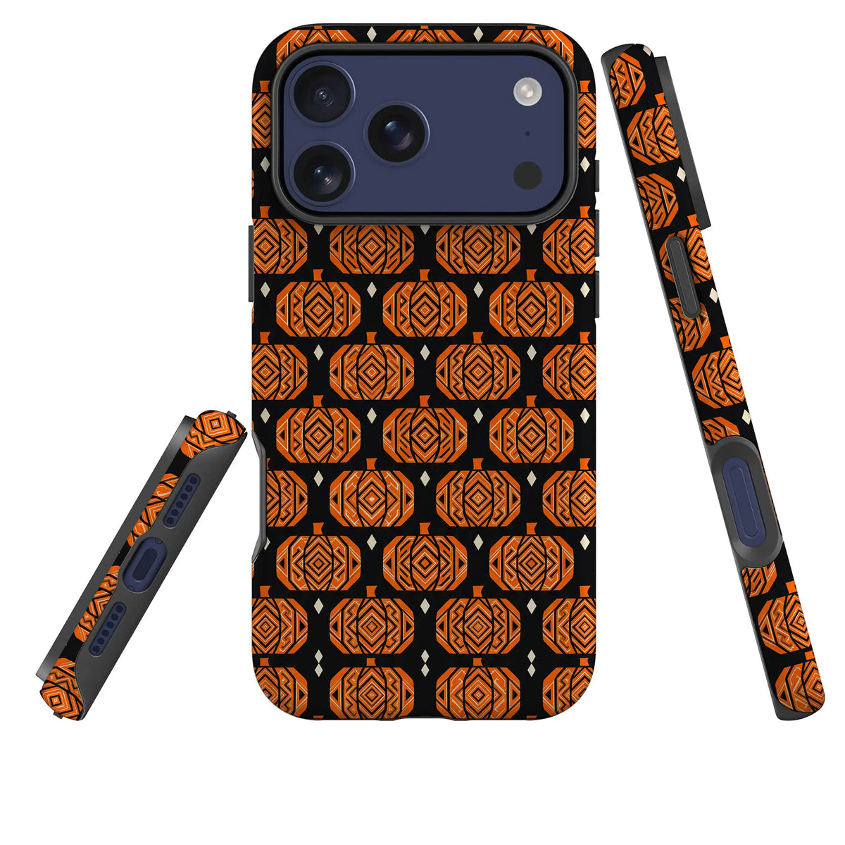Pumpkin Runo — Tough Case for iPhone — Three Quarter — Finnaij