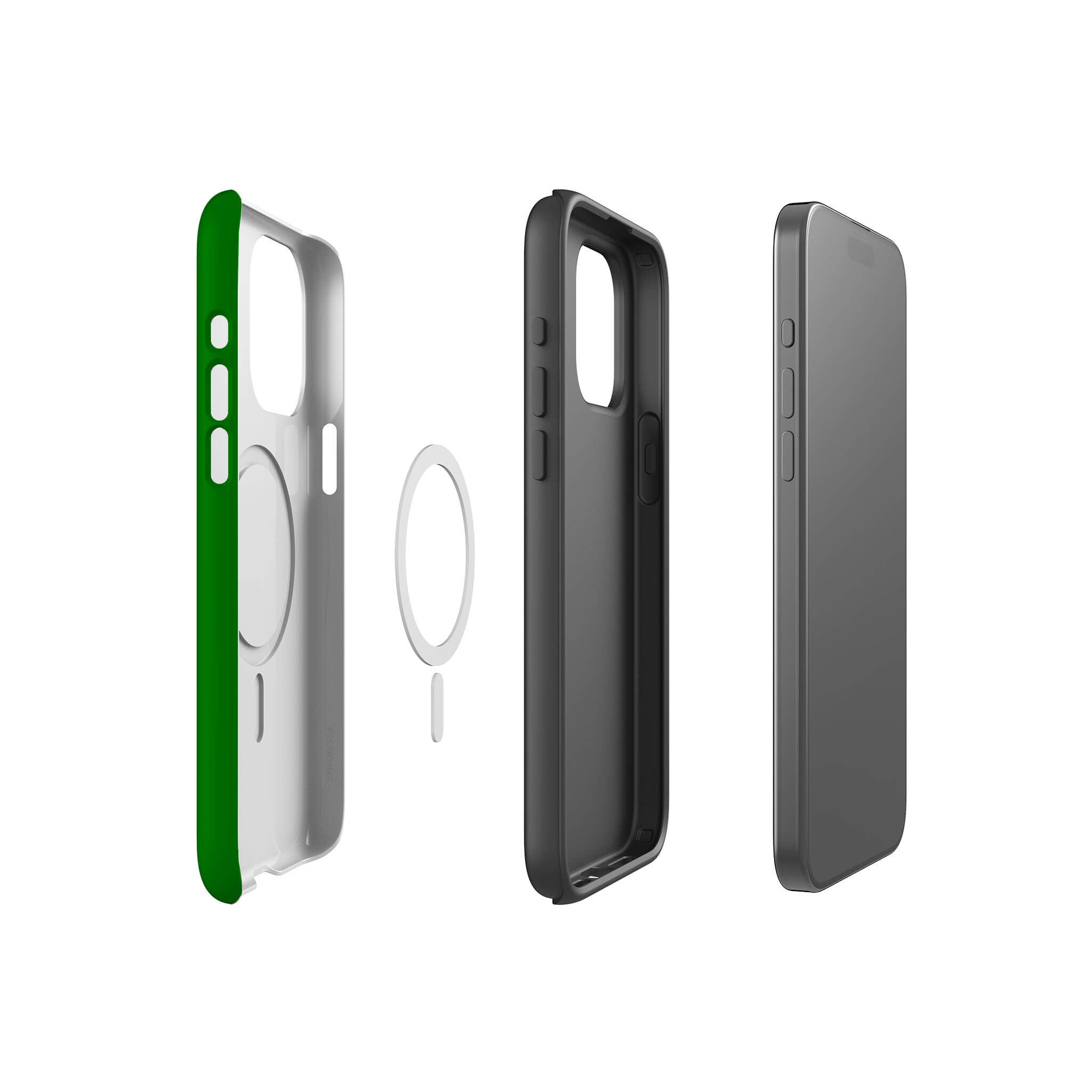 Rainbow Series Green — Magsafe Tough Case for iPhone — Finnaij