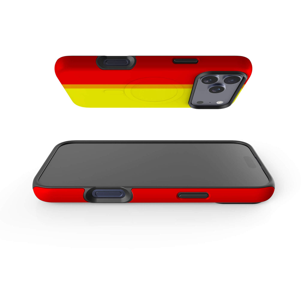 Rainbow Series Red Yellow — Magsafe Tough Case for iPhone — Finnaij
