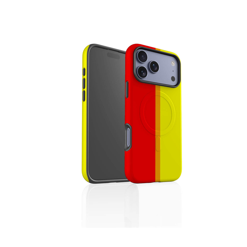Rainbow Series Red Yellow — Magsafe Tough Case for iPhone — Finnaij