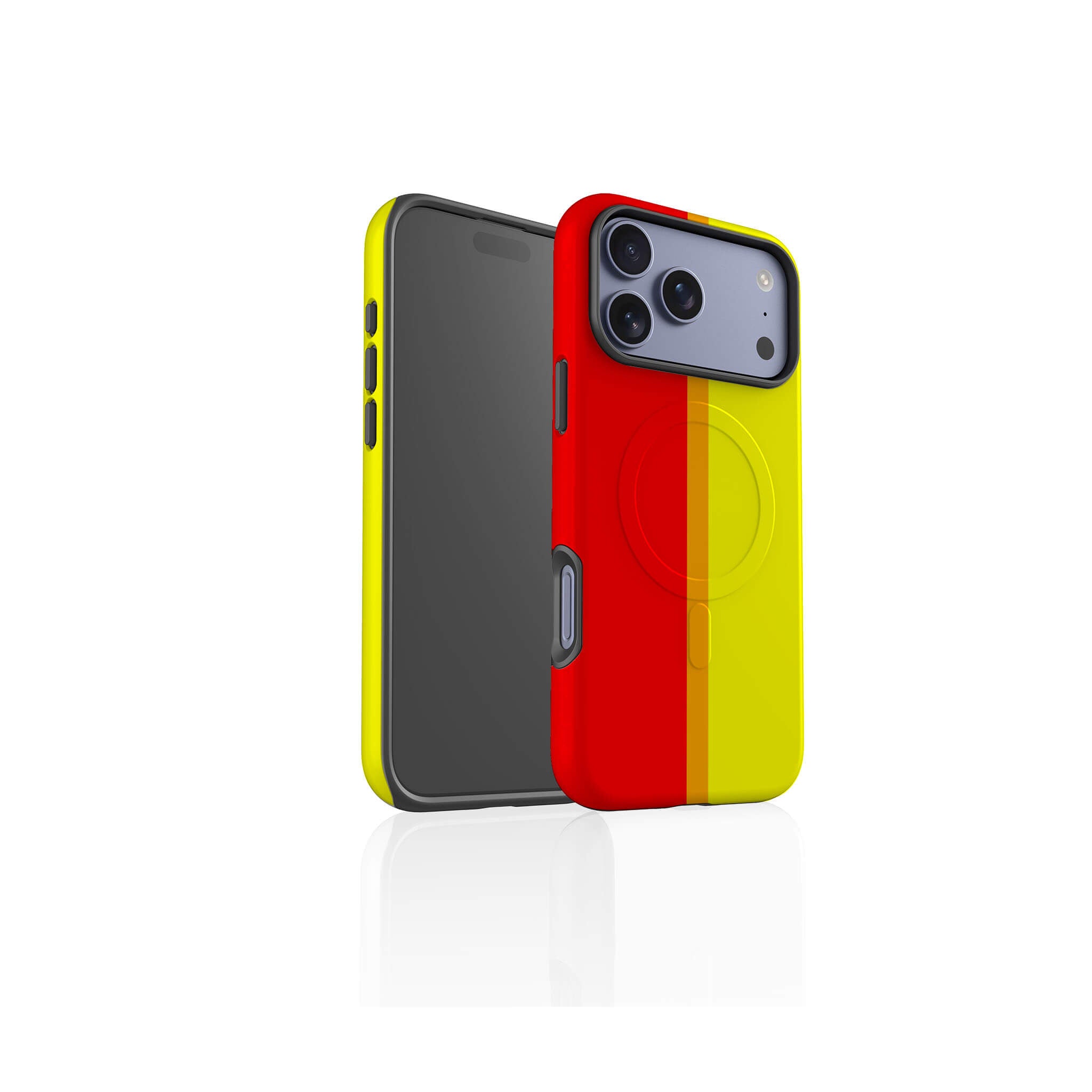 Rainbow Series Red Yellow — Magsafe Tough Case for iPhone — Finnaij