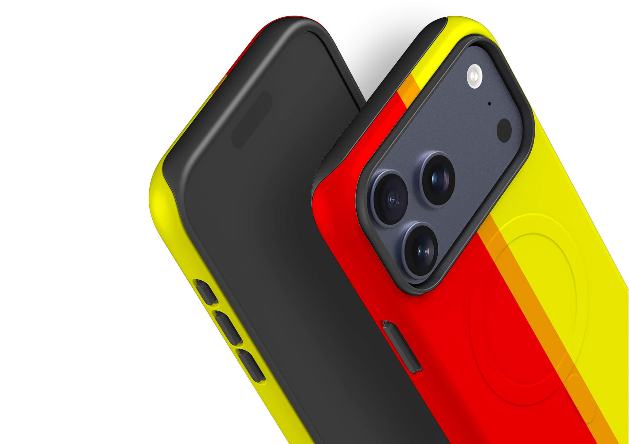 Rainbow Series Red Yellow — Magsafe Tough Case for iPhone — Finnaij