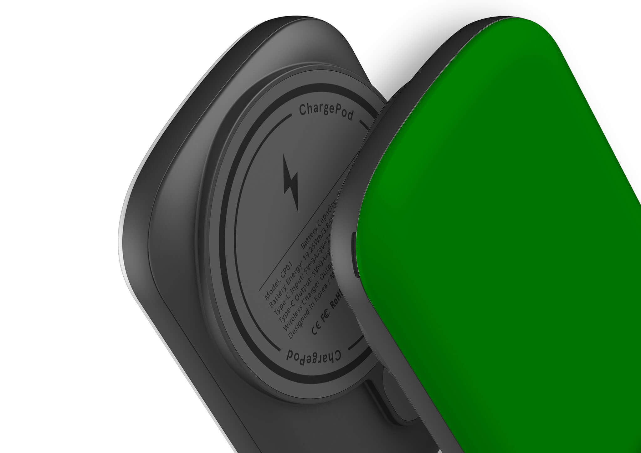 Rainbow Series Green MagSafe CHARGEPOD — Finnaij