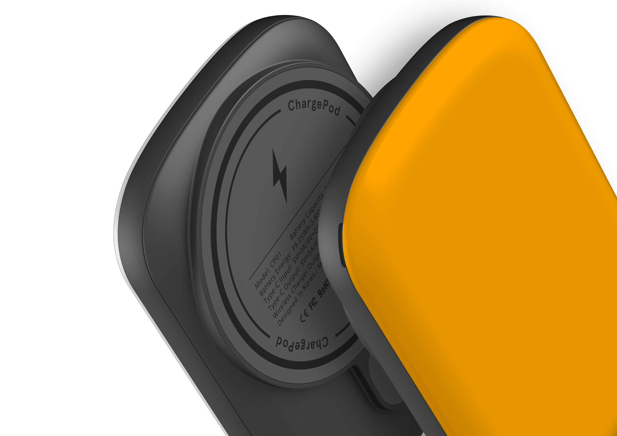 Rainbow Series Orange MagSafe CHARGEPOD — Finnaij