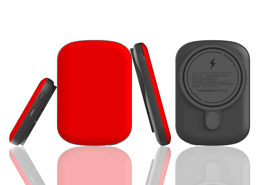 Rainbow Series Red MagSafe CHARGEPOD — Finnaij