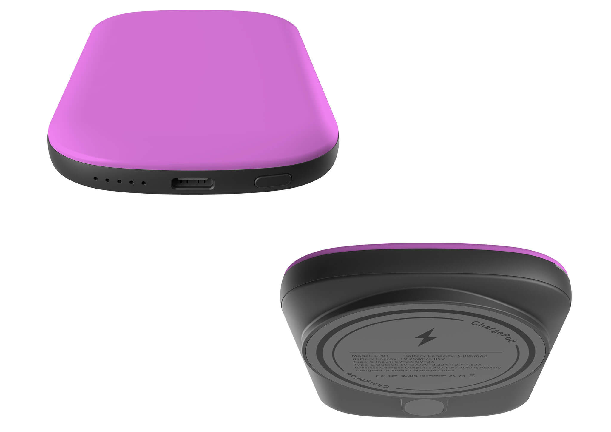 Rainbow Series Violet MagSafe CHARGEPOD — Finnaij