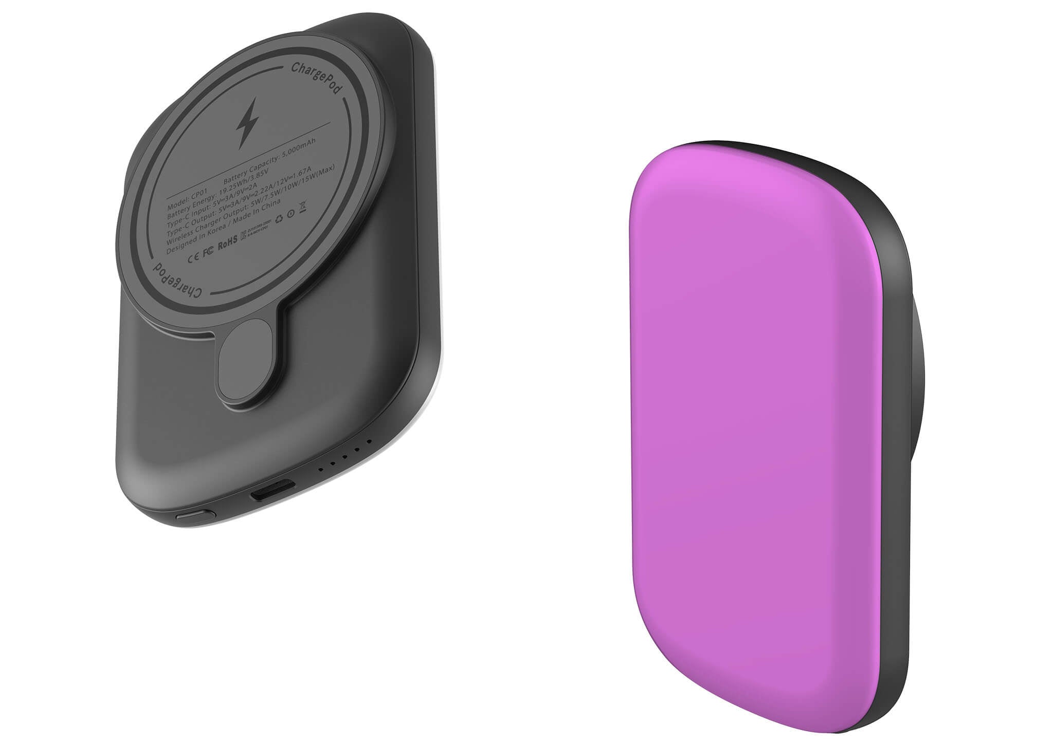 Rainbow Series Violet MagSafe CHARGEPOD — Finnaij