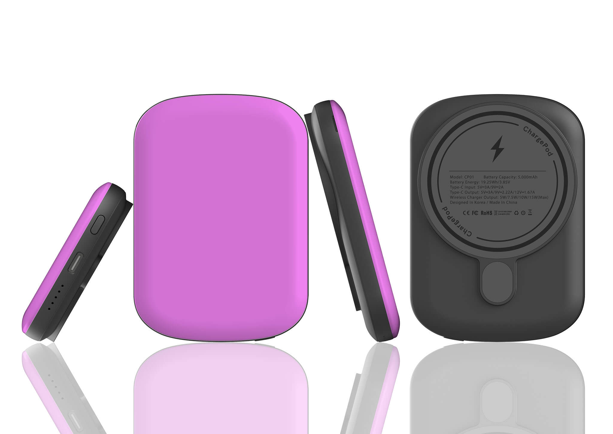 Rainbow Series Violet MagSafe CHARGEPOD — Finnaij