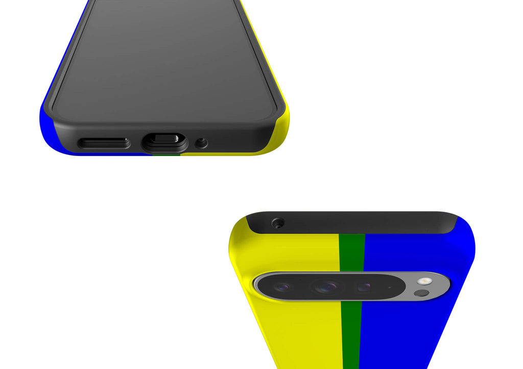 Rainbow Series Yellow Blue Tough Case for Google Pixel — Finnaij