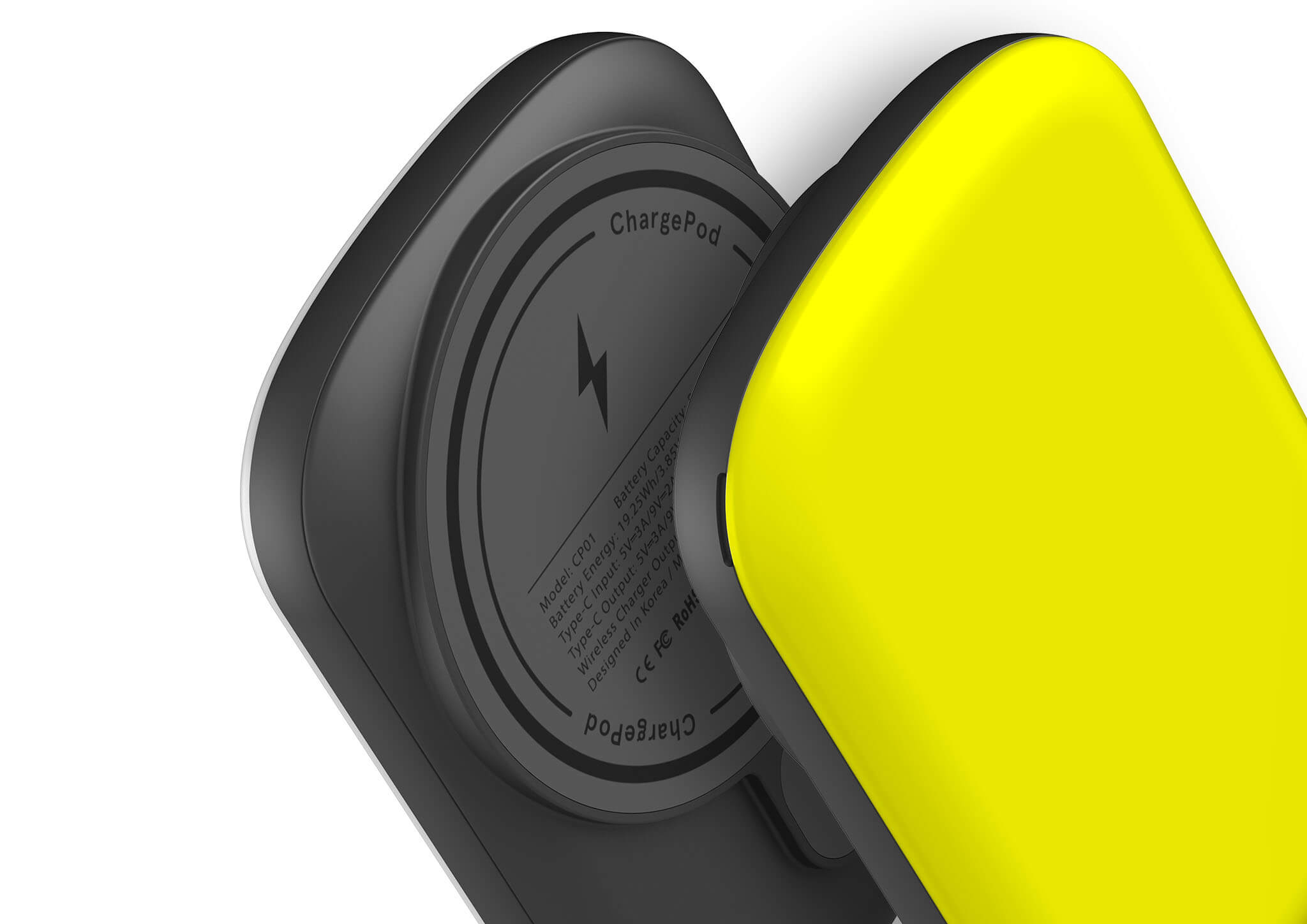 Rainbow Series Yellow MagSafe CHARGEPOD — Finnaij