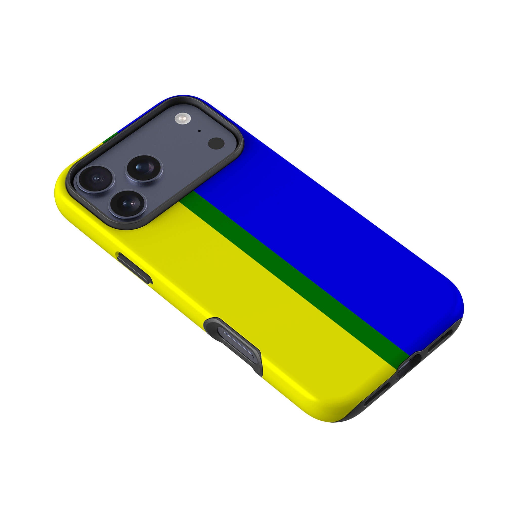 Rainbow Series Yellow Blue Tough Case for iPhone — Finnaij