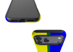 Rainbow Series Yellow Blue Tough Case for iPhone — Finnaij