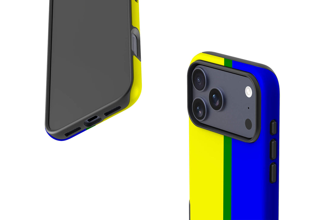 Rainbow Series Yellow Blue Tough Case for iPhone — Finnaij