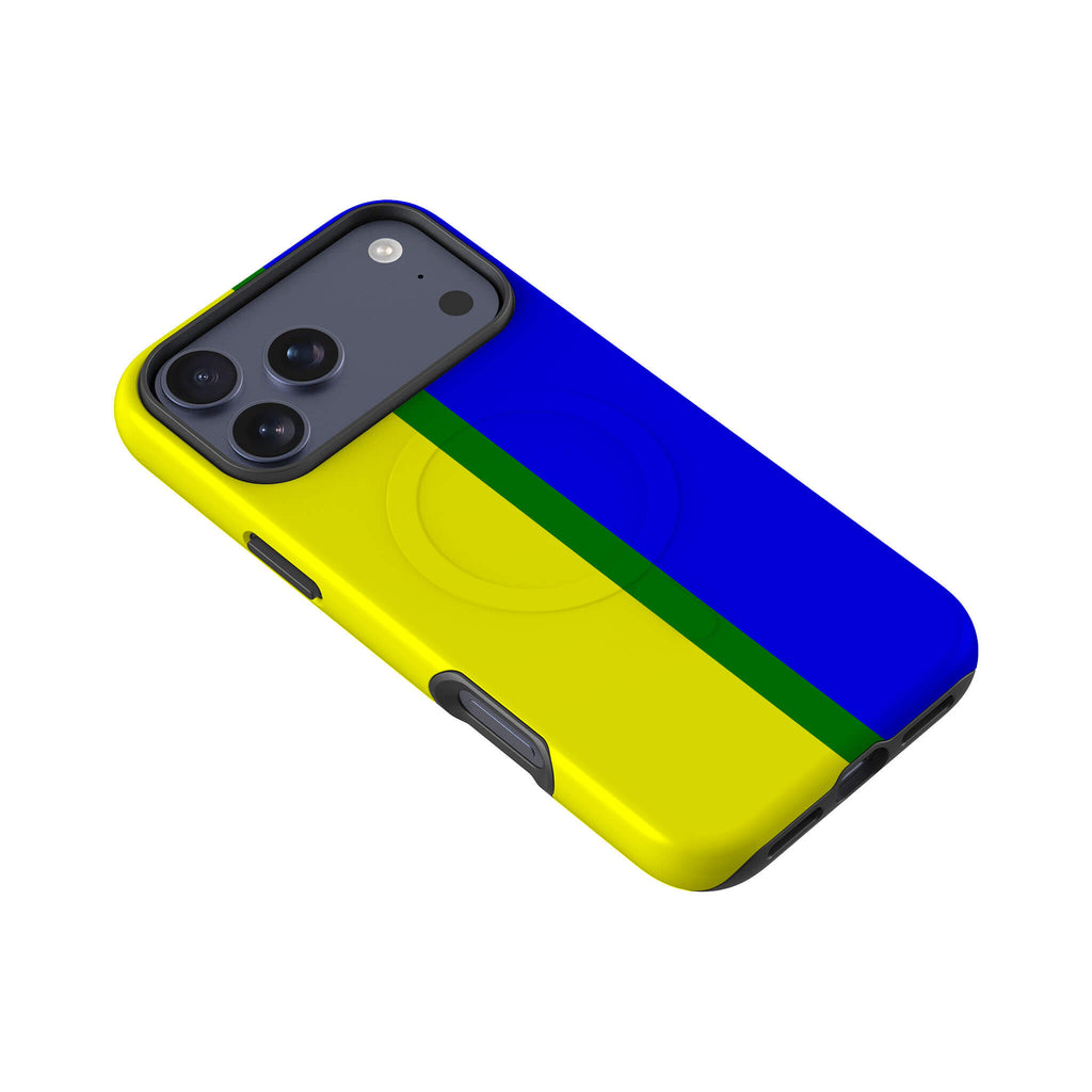 Rainbow Series Yellow Blue — Magsafe Tough Case for iPhone — Finnaij