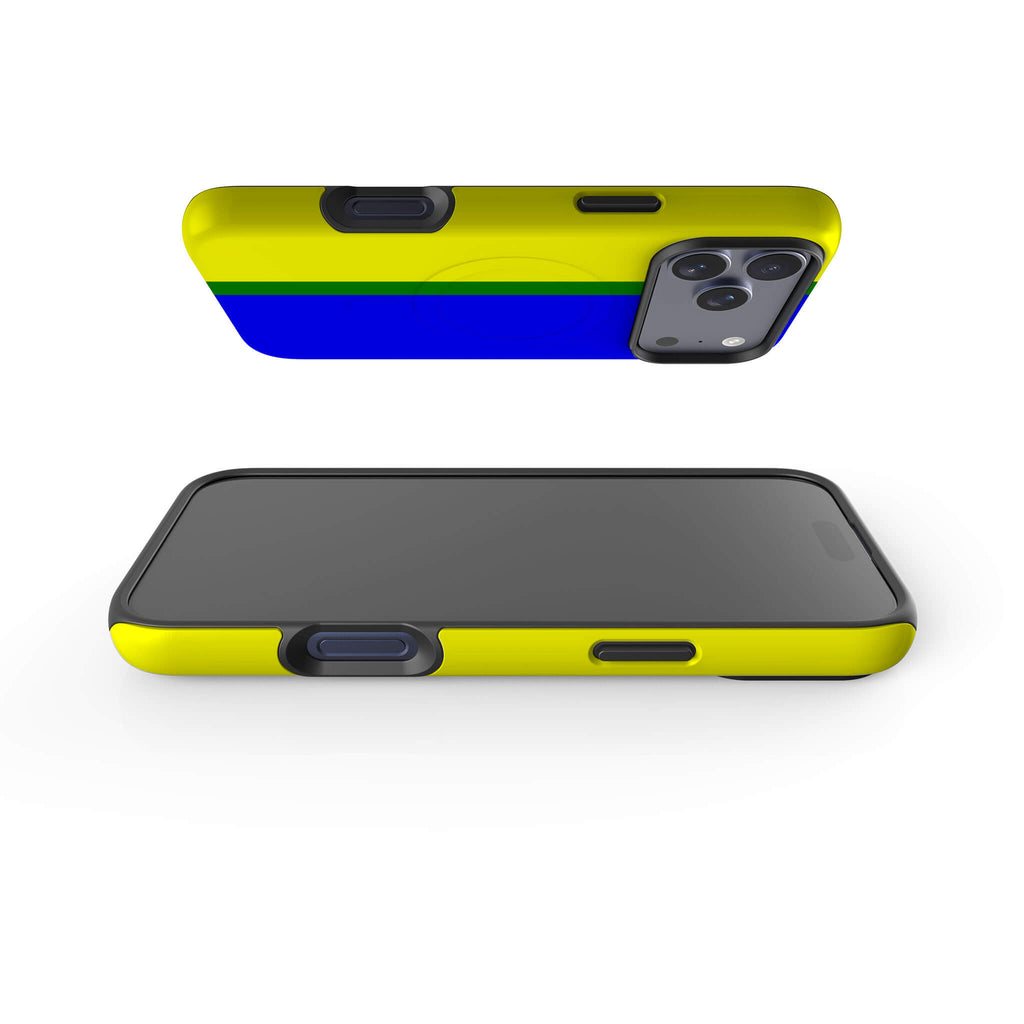 Rainbow Series Yellow Blue — Magsafe Tough Case for iPhone — Finnaij