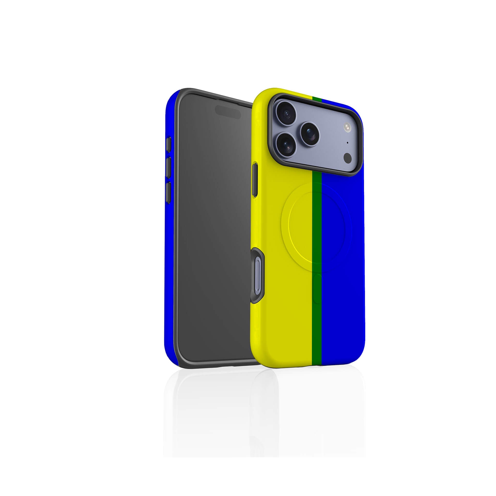 Rainbow Series Yellow Blue — Magsafe Tough Case for iPhone — Finnaij