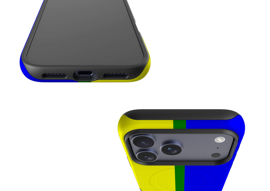 Rainbow Series Yellow Blue — Magsafe Tough Case for iPhone — Finnaij