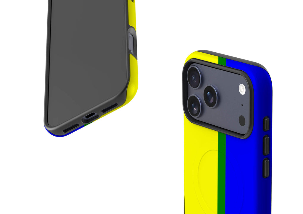 Rainbow Series Yellow Blue — Magsafe Tough Case for iPhone — Finnaij