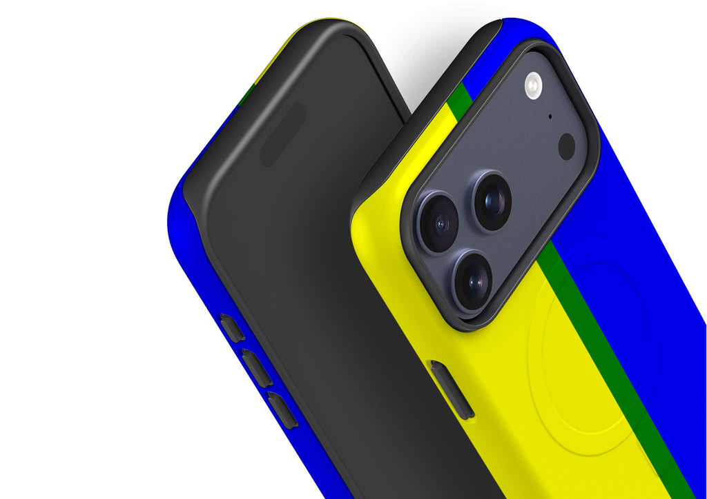 Rainbow Series Yellow Blue — Magsafe Tough Case for iPhone — Finnaij