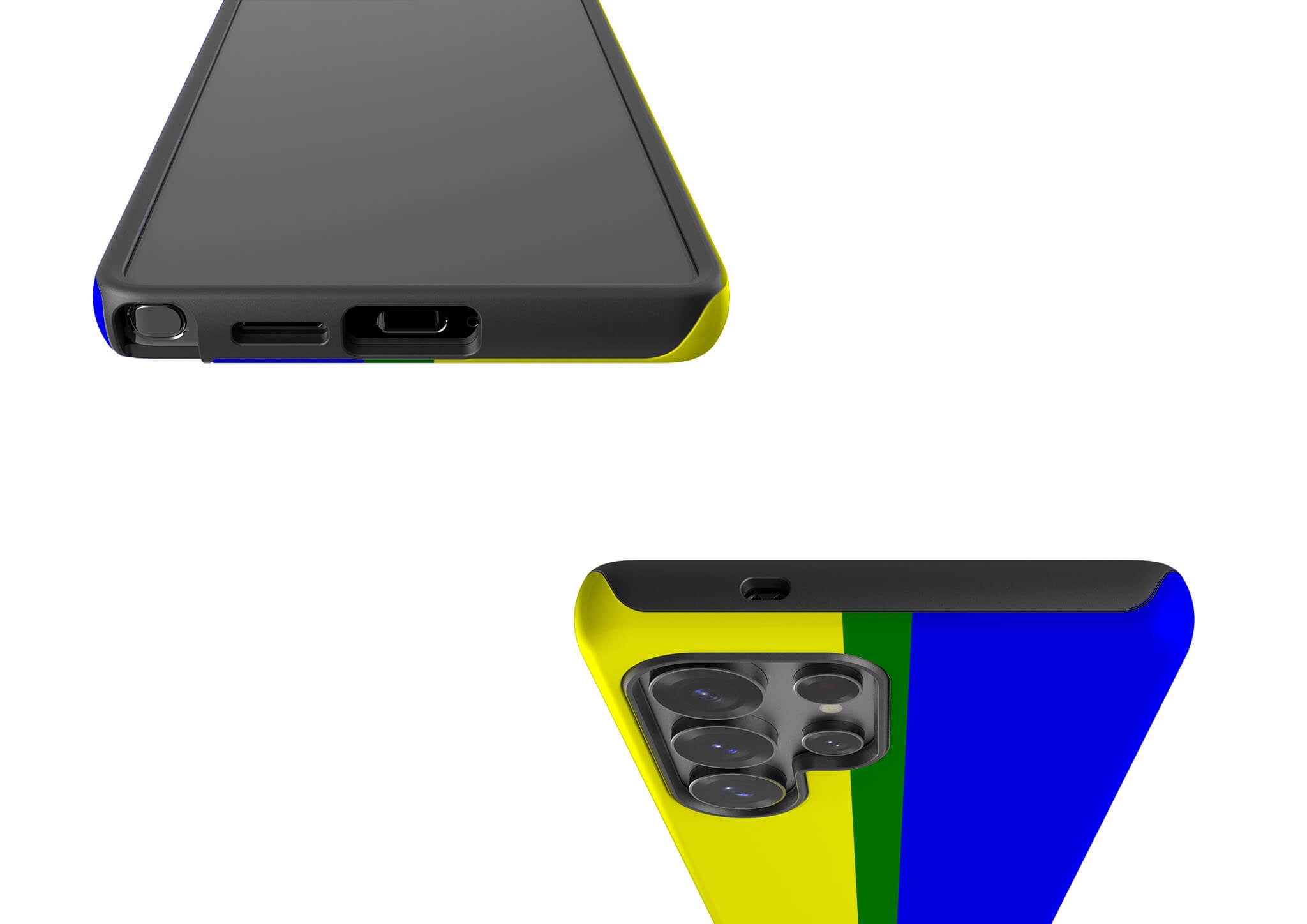 Rainbow Series Yellow Blue Tough Case for Samsung Galaxy — Finnaij