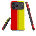 Rainbow Series - Red Yellow — Impact Armour MagSafe Case for iPhone — Three Quarter — Finnaij