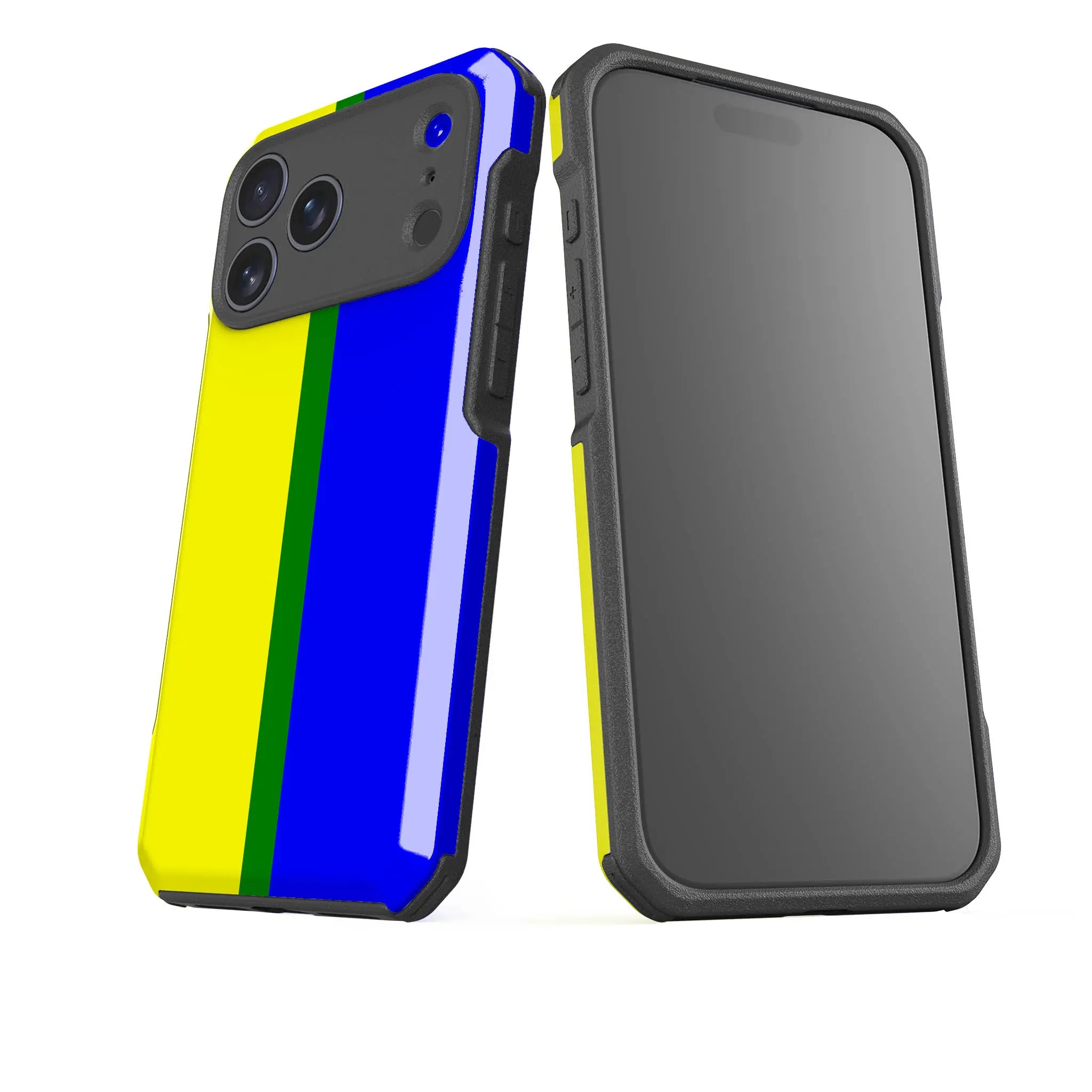 Rainbow Series - Yellow Blue — Impact Armour MagSafe Case for iPhone — Finnaij