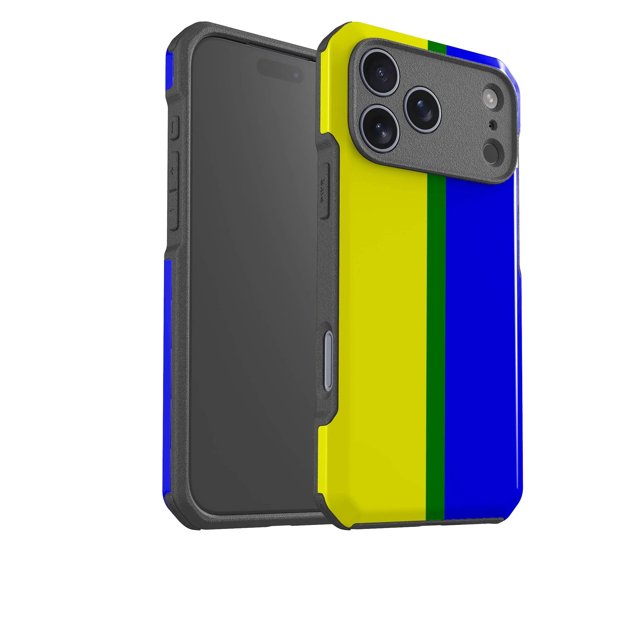 Rainbow Series - Yellow Blue — Impact Armour MagSafe Case for iPhone — Finnaij
