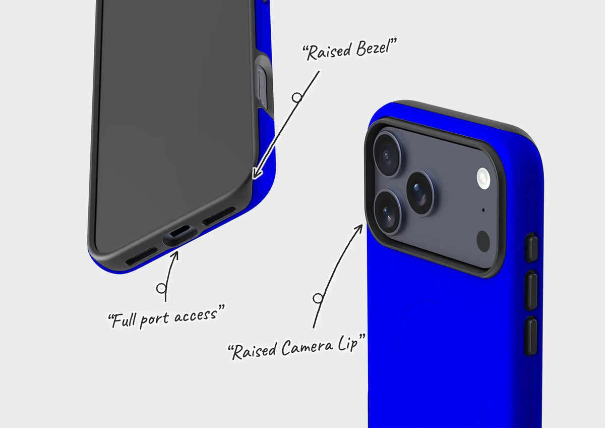 Rainbow Series Blue — Magsafe Tough Case for iPhone — Finnaij