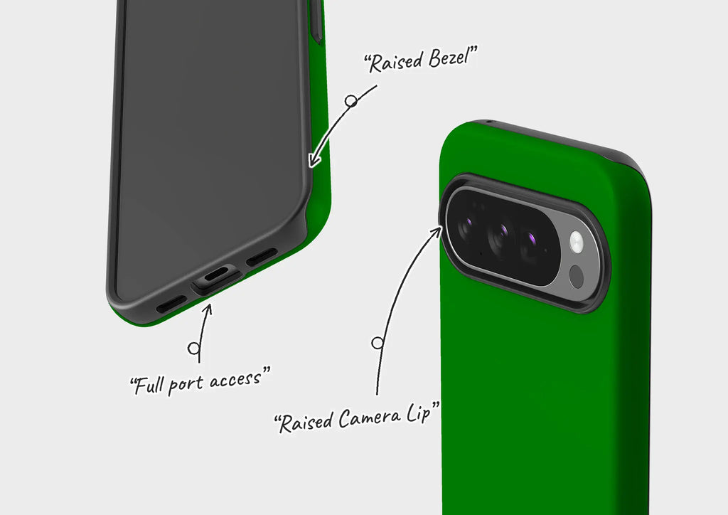 Rainbow Series Green — Tough Case for Google — Finnaij