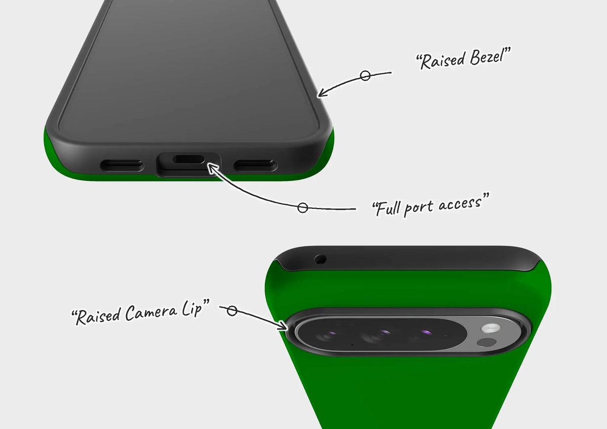 Rainbow Series Green — Tough Case for Google — Finnaij