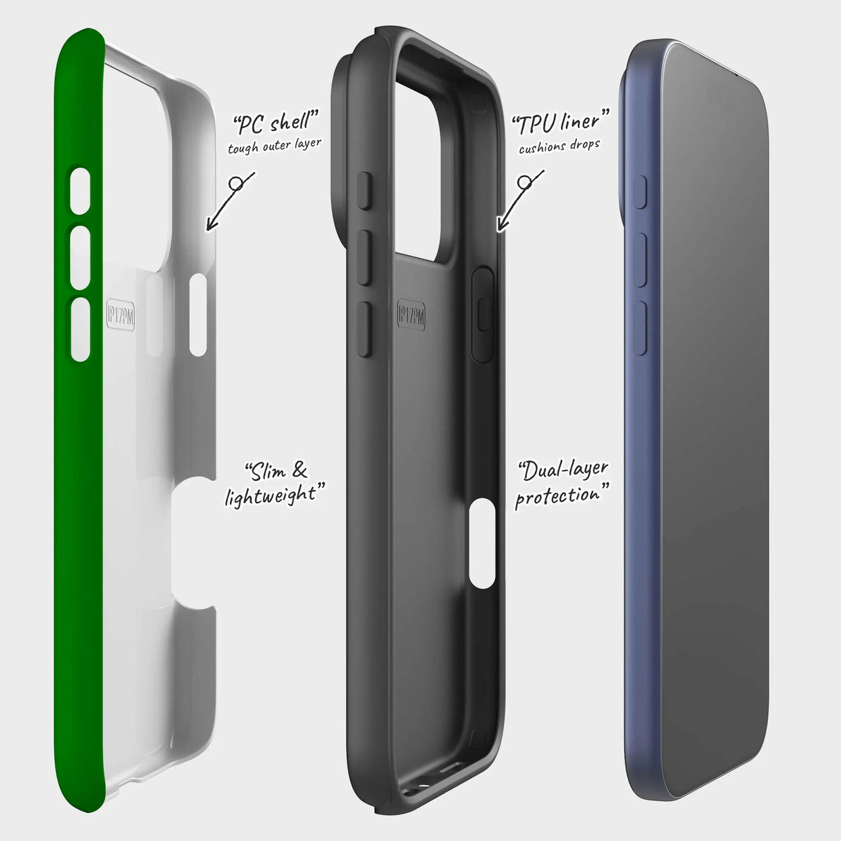 Rainbow Series Green — Tough Case for iPhone — Finnaij