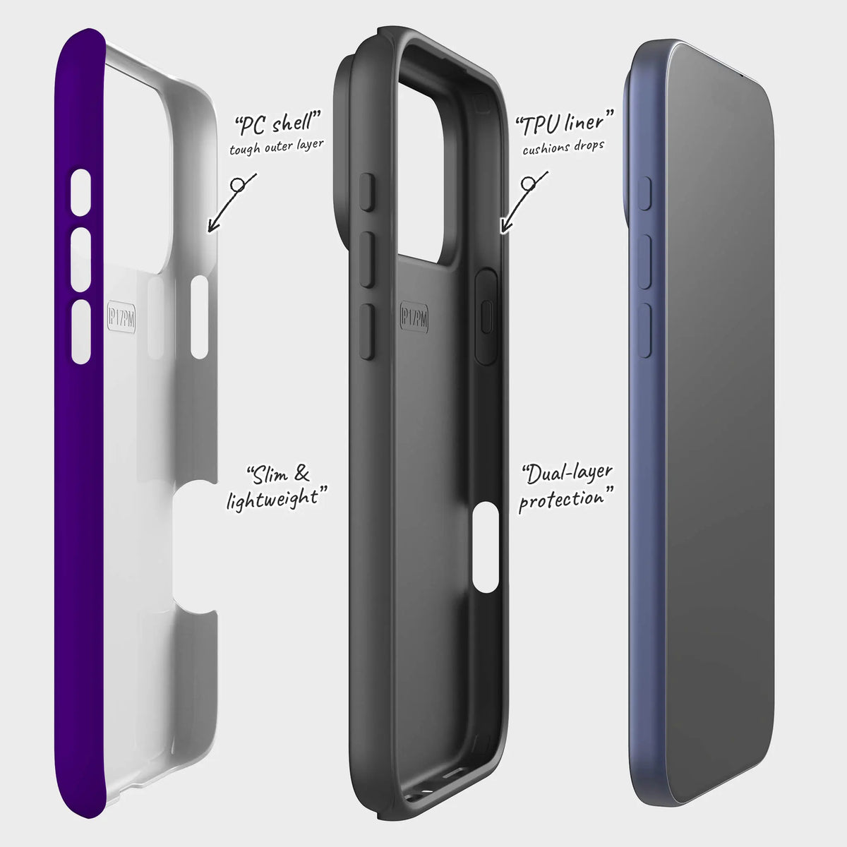 Rainbow Series Indigo — Tough Case for iPhone — Finnaij
