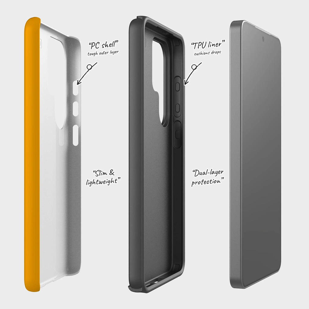 Rainbow Series Orange — Tough Case for Samsung — Finnaij