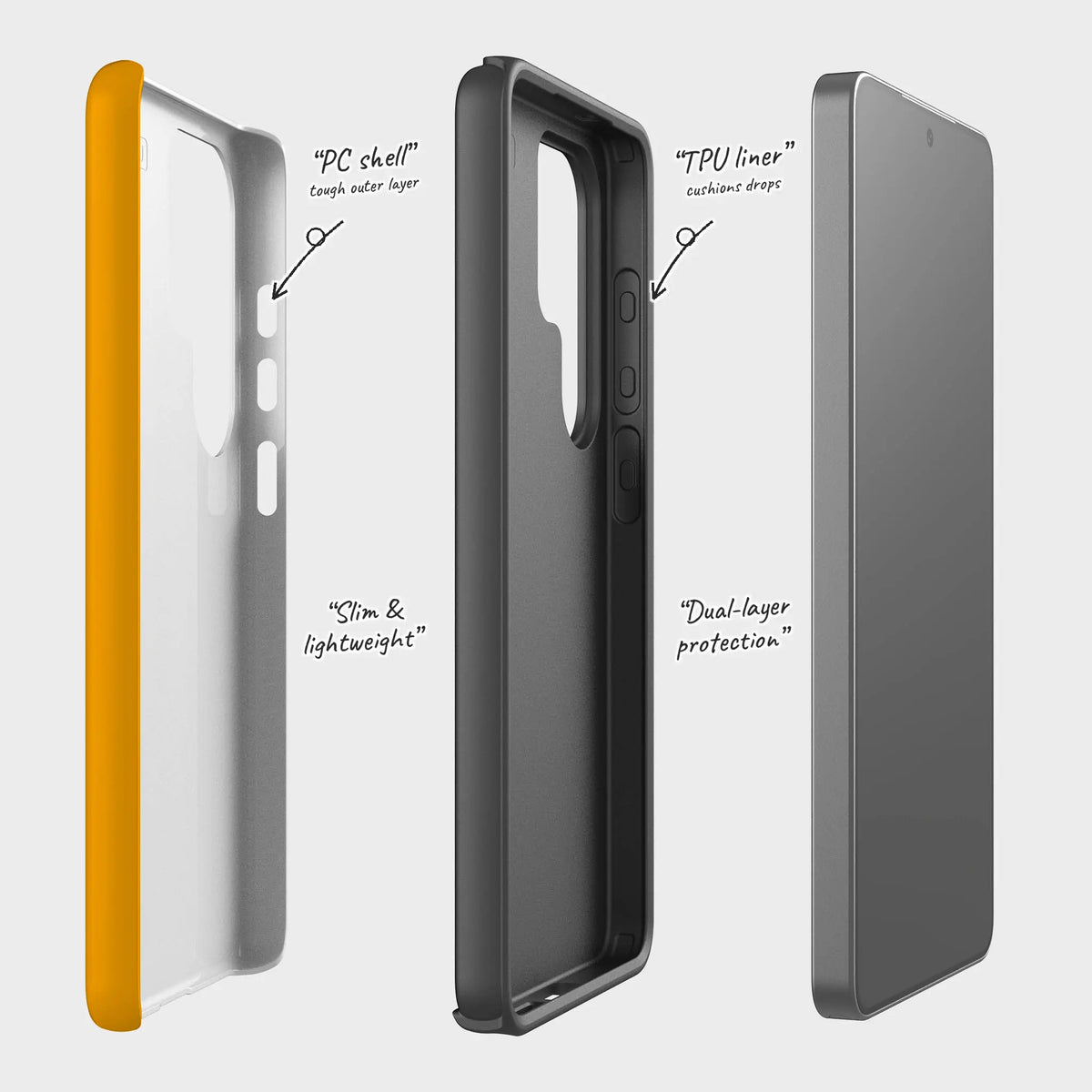 Rainbow Series Orange — Tough Case for Samsung — Finnaij
