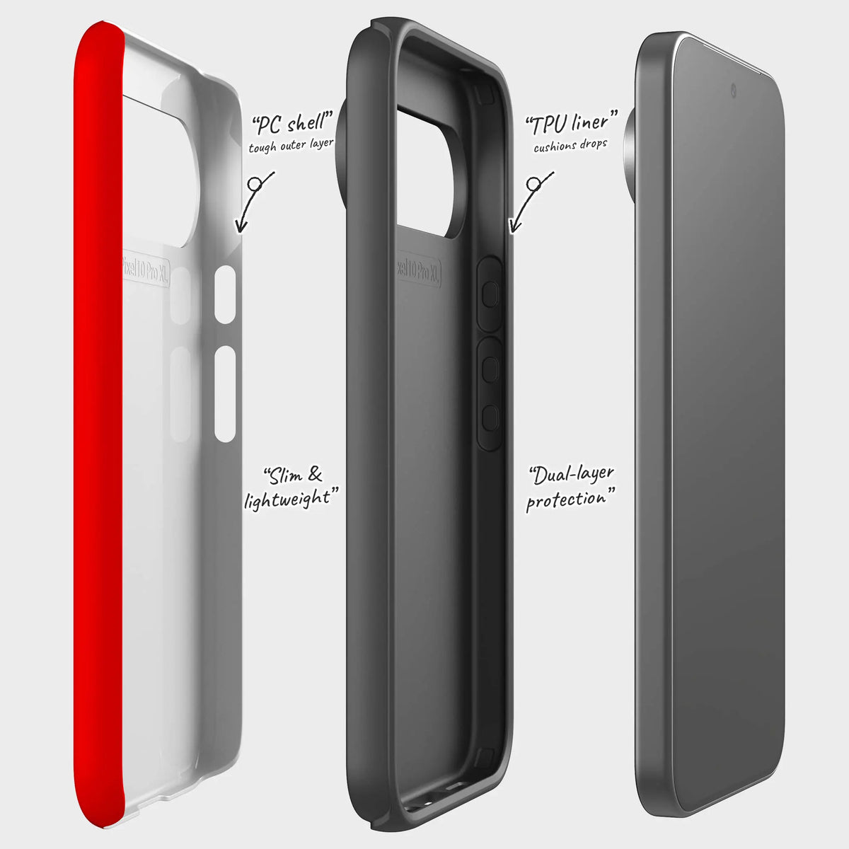 Rainbow Series Red — Tough Case for Google — Finnaij