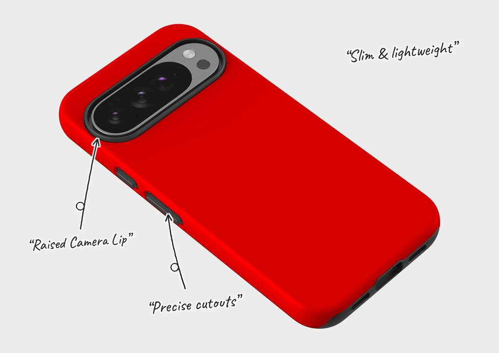 Rainbow Series Red — Tough Case for Google — Finnaij